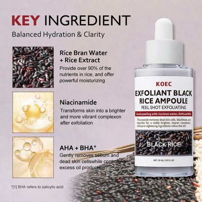 Rice Ampoule Exfoliating Essence Glow Rice Peeling Ampoule Soft Exfoliating